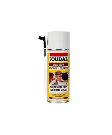Купить пена монтажная soudal 300мл бытовая в интернет-магазине "Корд".