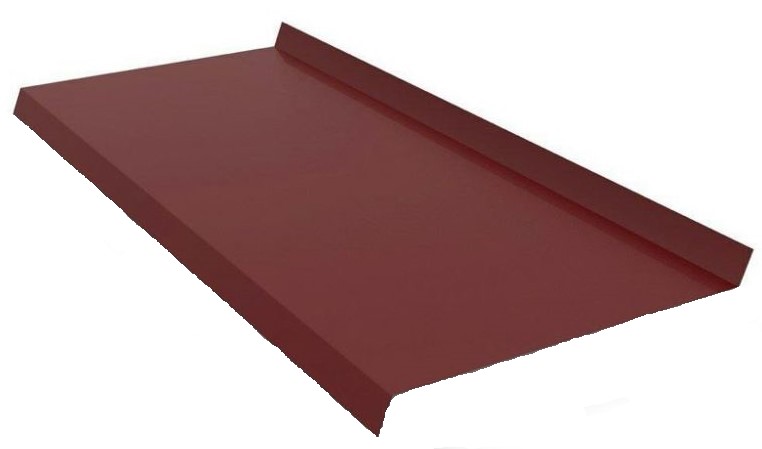 Купить отлив ral3005 100 l=2м вишня  в интернет-магазине "Корд".