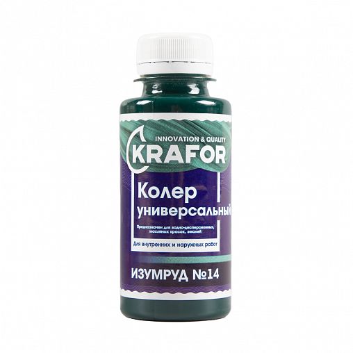 Купить пигмент паста-колер изумрудный №14 100гр. крафор в интернет-магазине "Корд".