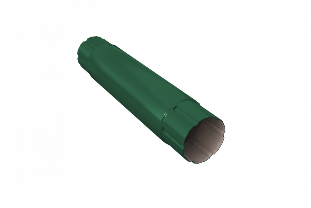 Купить труба водосточная оцинк. d90 l-1,0 ral6005 в интернет-магазине "Корд".