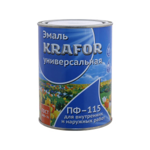 Эмаль ПФ-115 шоколадный 1,8кг Крафор