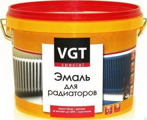Эмаль д/радиаторов белая акрил 1кг ВГТ