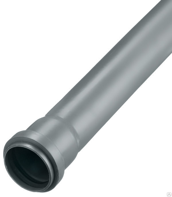 Купить труба pvc серая 50    0,3м  в интернет-магазине "Корд".