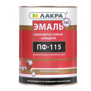 Эмаль ПФ-115 кремовая 0,8кг Сайвер