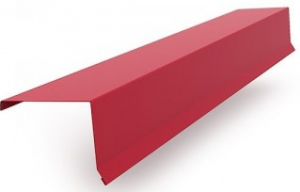 Планка торцевая RAL3005 120х95 2 м вишня