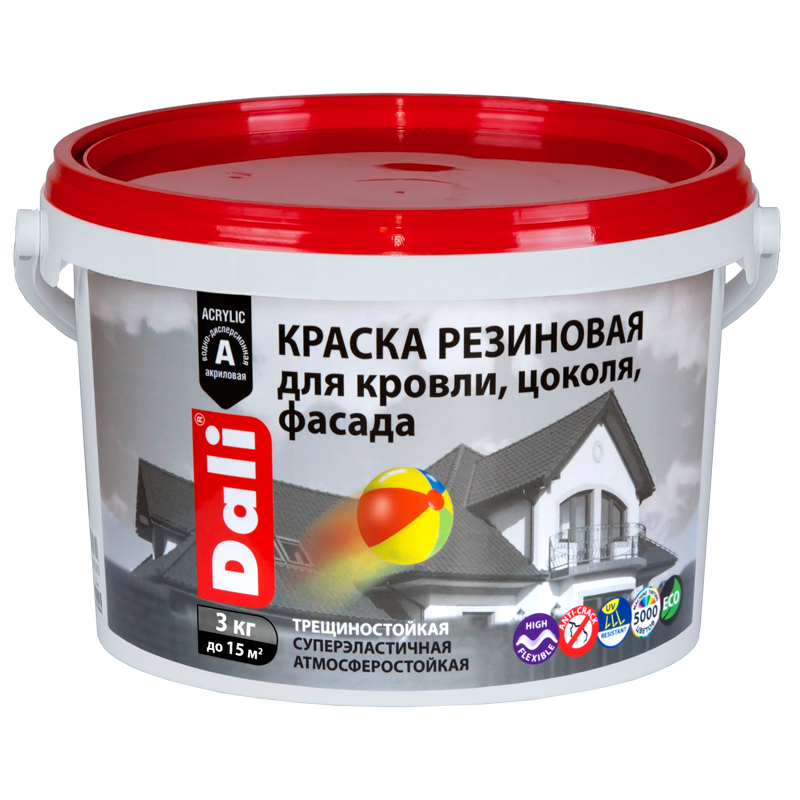 Купить краска резиновая синяя 3кг дали в интернет-магазине "Корд".