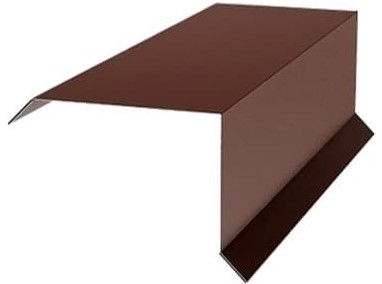 Купить планка торцевая ral8017 120*95 2м коричневый  в интернет-магазине "Корд".