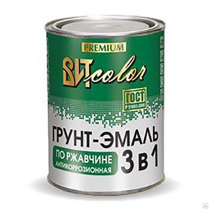 Грунт эмаль по ржавчине темно-серая 1,8кг ВИТ