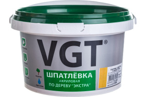 Шпатлевка по дереву водостойкая "Экстра" венге 1,0кг ВГТ