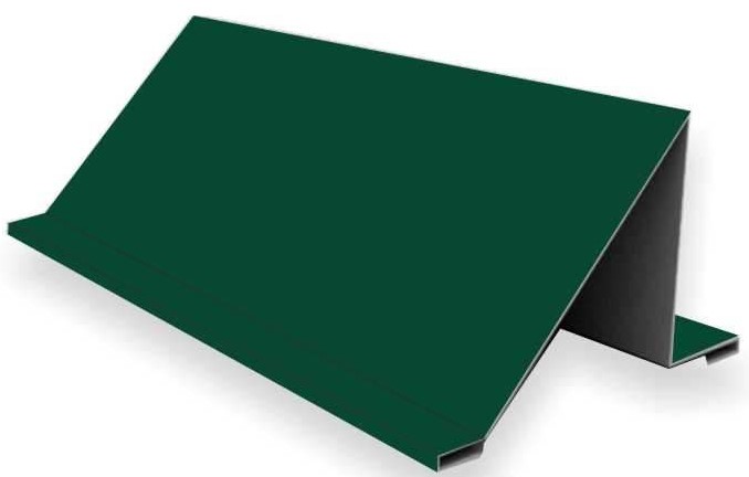 Купить снегозадержатель ral6005 30х100х80х30 l-2м  зеленый в интернет-магазине "Корд".